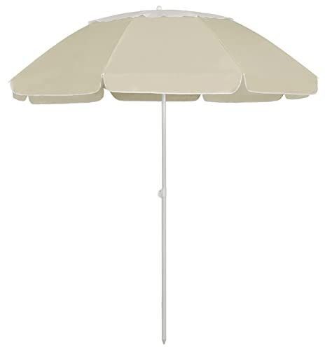 Fasba Strandschirm Sonnenschirm Gartenschirm Balkonschirm Sandgelb 300 cm