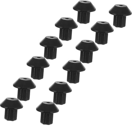 Didiseaon 48PCS Rubber Grate Feet for Gas Stove Burner Replacement Non-slip Pads Compatible with Range Parts Easy Install Support Bumpers for Kitchen Cooktop