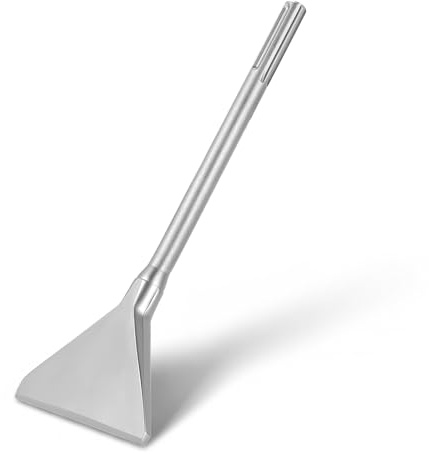 VEVOR Platt mejsel bredd SDS Max, 350 x 150 mm, mejsel för rivningshammare, triangulär och slipning, golvskrapa för borttagning av kakel kakel klistermärke väggytor