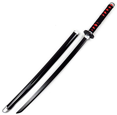 Anime-samurajsvärd, Katana med skida, träsvärdssamlingsmodell, Kendo kampsportsträningsrekvisita
