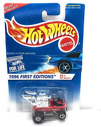 Hot Wheels 1996 First Editions Radio Flyer Wagon Red 9/12 Sammler #374 Basic