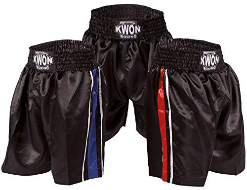 Kwon professional Boxing Short schwarz-schwarz/rot-schwarz/blau