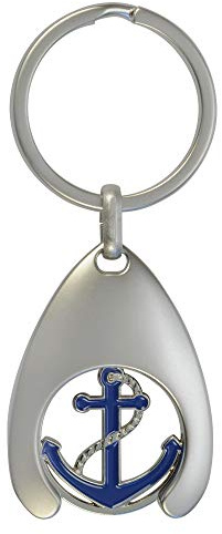 happyROSS Keyring with Shopping Trolley Token Anchor, other, One Size