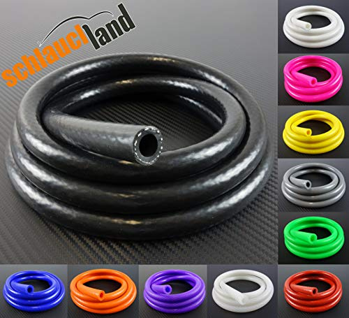 Silikonschlauch Vario Meterware ID 19mm - schwarz - Unterdruckschlauch Vakuumschlauch Silikonschlauch Kühlwasserschlauch