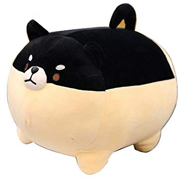 OUKEYI Shiba Inu - Giocattolo di peluche per cani, anime, corgi Kawaii, cuscino in peluche Shiba Inu, regalo per bambine e ragazzi (40,6 cm)