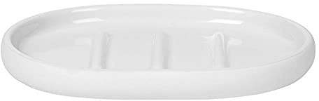 blomus Seifenschale SONO | Keramik | Farbe White | 13L x 10B cm