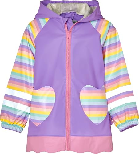 Playshoes Giacca da pioggia, Abbigliamento antipioggia antivento e impermeabile Unisex - Bambini e ragazzi, unicorno, 104