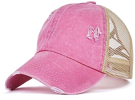 ITODA Baseball Cap Mädchen Basecap Pferdeschwanz Cappi Mesh Baseballkappe Verstellbar Baseballmütze Sonnenschutz Sonnenmütze Kinder Shirmmütze Cool Shildkappe Sommer Sonnenkappe Outdoor Strand