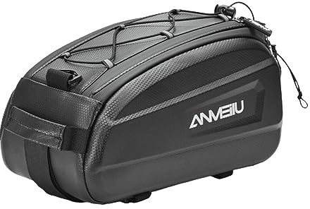 Onlynery Fahrradtasche Gepäckträger | Wasserabweisender Fahrradkoffer mit abnehmbarem Riemen | Elektrofahrradzubehör, Fahrradzubehör, Gepäckträgertasche für Kleidung, Schuhe, Handy, Kameras