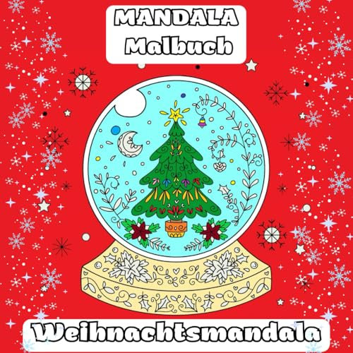 Mandala Malbuch: Weihnachtsmandala