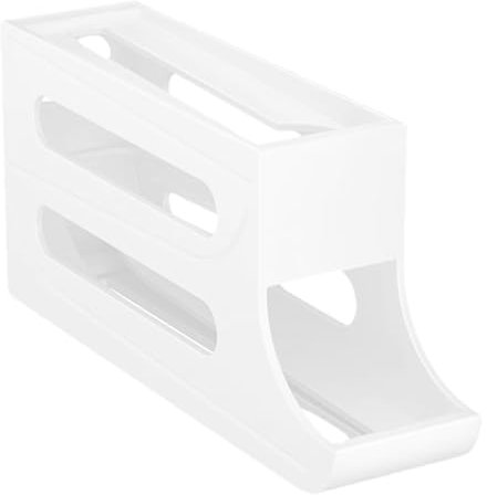 Egg Holder - 3 Tiers Fridge Egg Dispenser | Automatic Rolling Egg Storage Box, Refrigerator Side Door Rolling Egg Rack, Space-Saving Egg Dispenser Holder 16 Eggs For Eggs Storage And Holder