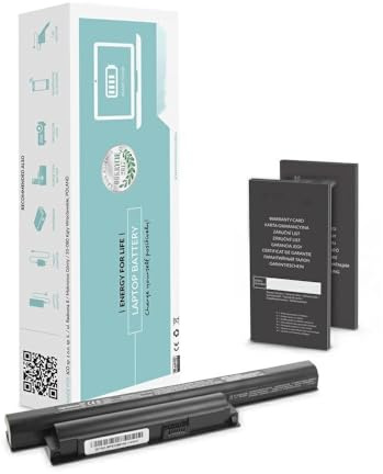 Akku – kompatibel mit Laptops, 11,1 V, 4400 mAh, ideal, um Ihr Sony Notebook effizient zu funktionieren.