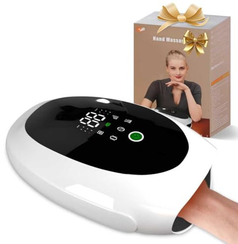 ALLILUYAA Massaggiatore Mani con Calore e Compressione, Massaggiatore Elettrico Portatile per Alleviare il Dolore, Massaggi Alle Mani per alla Maggior Parte Delle Persone
