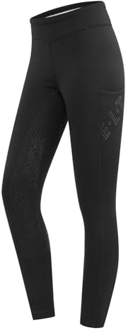 ELT Waldhausen Thermo Teddy- Reitleggings Rica, schwarz, Gr. 164