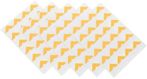Mipcase 120 Stück Selbstklebende Goldene Fotoecken Dekorative Scrapbook Ecken für Fotoalben Journale und DIY Bastelarbeiten Klebepads zur Bildermontage Vielseitig Einsetzbar