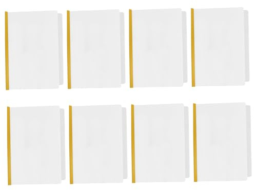 SOIMISS 10 Pièces Pochettes à Tirette Transparentes Pour Documents Lot Pinces De Rangement Pour Rapports Et Dossiers