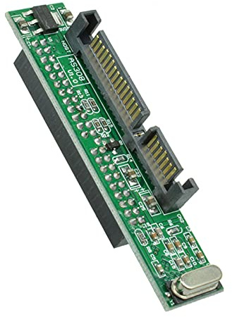 YUMILI Scheda adattatore IDE a SATA, JM20330 44 pin, convertitore plug-and-play compatibile con ATA 66/100/133