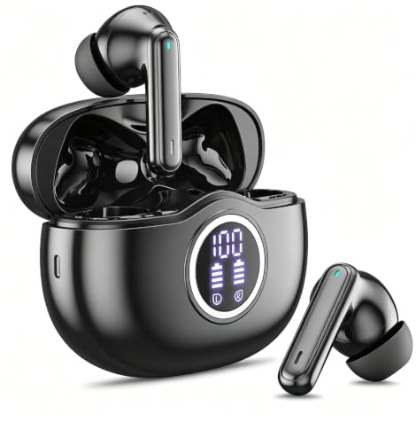 Fhumsh Wireless Earbuds, Bluetooth 5.3 Headphones