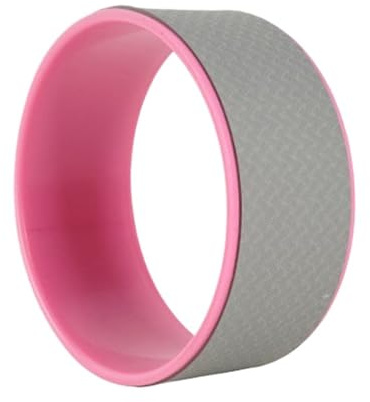 Yoga-Kreisrad Home Fitness Yoga-Rad, unverzichtbares Pilates-Tool; Muskelmassagegerät und Rückentrainer; for mehr Kraft Flexibilität(Gray)