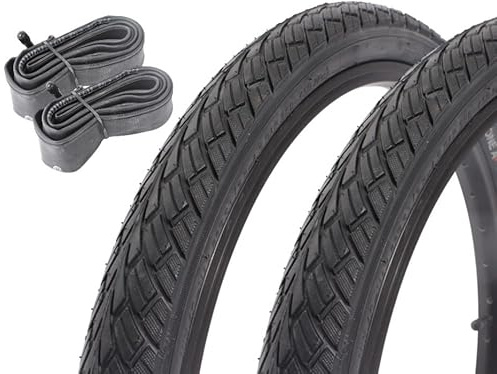Kujo One 0 One A 16 Zoll x 1,75 Fahrradreifen Set mit AV Schlauch – 455 g – 22 TPI – Drahtreifen – Schwarz – 47-305 – BMX Kinderfahrrad City