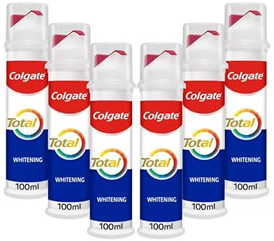 Colgate Total Advanced Whitening Toothpaste Pump, 100 ml, Pack of 6