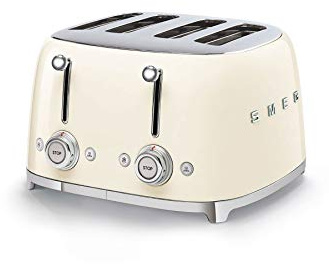 Smeg 770926334 Tostador, 2000 W, Beige