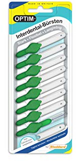 OPTIM Interdentalbürsten 8er Packung, grün 0,8mm Größe 5