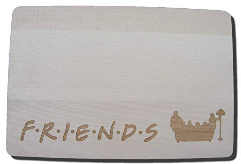 Friends TV Show Wooden Chopping Cutting Cheese Board Place MAT Gift Present