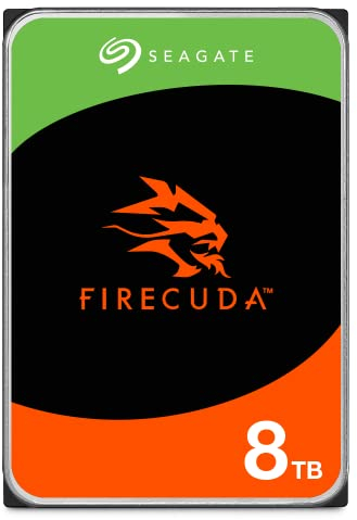Seagate FireCuda HDD 8TB, Interne Festplatte HDD, 3.5 Zoll, 7200 U/Min, CMR, 256 MB Cache, SATA 6GB/s, silber, inkl. Data Rescue Service (ST8000DXZ01)