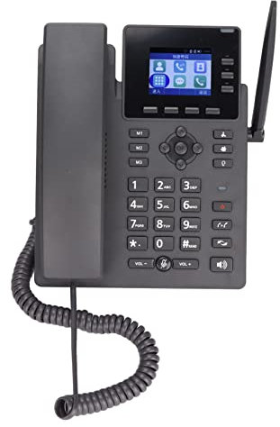 Telefono VOIP, segreteria telefonica Telefono Sip a 3 Linee con Selezione Rapida per Ufficio Spina UE