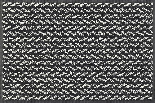 wash+Dry Fußmatte Duo Pepper 40x60cm, innen und außen, waschbar, Grau