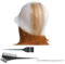 Silicone Highlight Cap Kit, Highlighting Cap with Hook Hair Dye Comb Brush, Professional Highlighting Cap and Hook Kit for Women Men