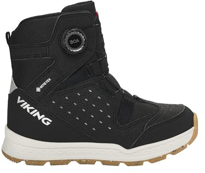 Viking Espo Reflex Warm GTX Boa, Unisex snöstövlar, Svart, 38 EU Ancho