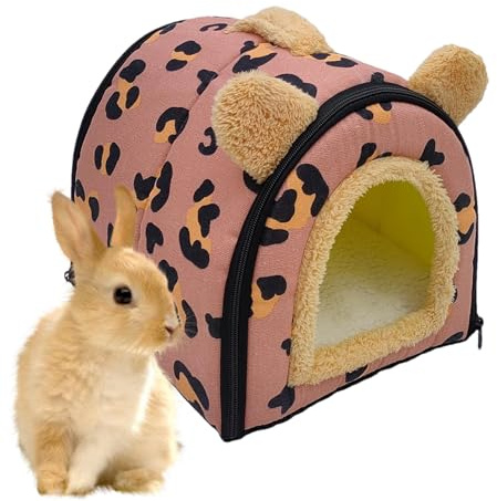 Generisch Meerschweinchen Bett, Meerschweinchen Kuschelhöhle Mit Abnehmbarem Kissen, Kleintierbett Meerschweinchen Bett, Waschbar Kaninchen Kuschelhöhle Für Zwergkaninchen Chinchillas Bartagamen