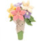 Brautstrauß Plüschtier – Süße Plüsch Blume als Blumenkissen & Emotional Support Plant (31 cm) – Kuschelige Plüsch Pflanze für Hochzeit, Geburtstag, Geschenk – Beruhigende Puppe mit PP-Füllung