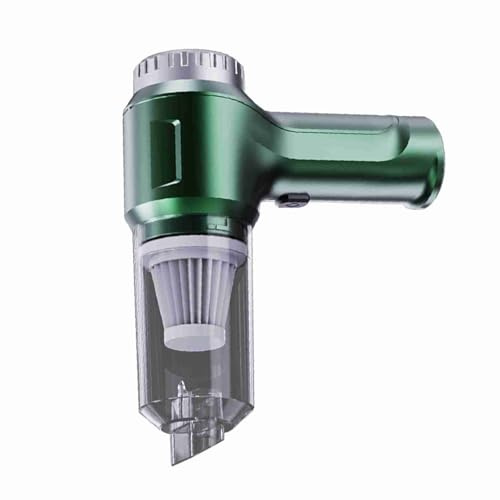 RASTKY Nettoyeur de Voiture 4 en 1 Haute Puissance, Moteur sans Balais à Forte Aspiration, Mini Aspirateur à Main pour Voiture et Usage Domestique (Green)