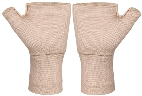 DSFIHJO Handledsbandage 1 par kompressionshandskar, handledsstöd för tummen för unisex (färg 1, M)