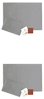 TOPPA Patches 2 Pack Reparaturflicken Selbstklebendes Planen Reparatur Pflaster Set 2X(43x31cm) (Grau)