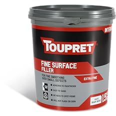 Toupret Fine Surface Filler - Ultra-Smooth Interior Wall Repair for Minor Imperfections - White, Easy Sanding, Paintable, No Shrink - Professional Finish for Plaster, Ceilings & Walls - 1.5kg