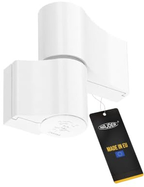 NAJDER Charnière pour Porte en Aluminium Jocker 160 kg 67 mm, Charnière à Deux Ailes 2 Ailes, Paumelle à Visser en Aluminium Extrudé Durable, Couleur: Blanc RAL 9016