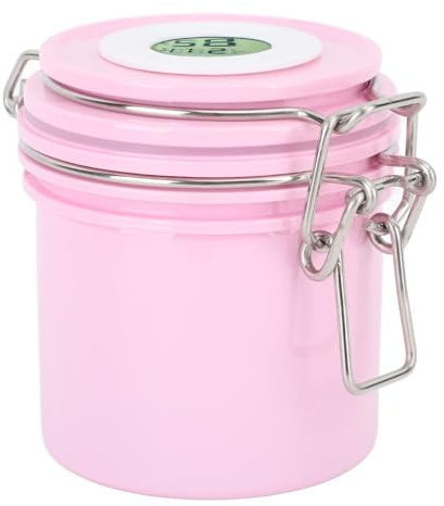 gernie Réservoir de Stockage de Colle à Cils, Récipient de Pot étanche scellé de 250Ml pour Extension D'extension de Cils avec Thermomètre Hygromètre Récipient de Stockage de Colle à