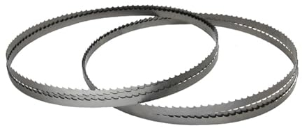 2 Stück 1425 mm Bandsägeblatt for Delta for Einhell 8-Zoll-Bandsäge Holz Kunststoff Metallschneiden 1425 mm Bandsägeblatt 1425 x 6,35 x 0,35 mm 6 10 14 Holzbearbeitungswerkzeuge (Size : TPI 10)