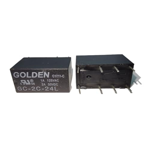 1 x GC-2C-24L 8-stifts DC elektromagnetiskt relä
