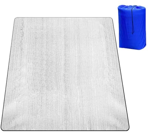 Générique Tappeto da campeggio | Circa 200 x 200 cm, Traspirante in alluminio - Tappeto isolato per esterni - per tenda, spiaggia, picnic, , viaggi, famiglia, cane