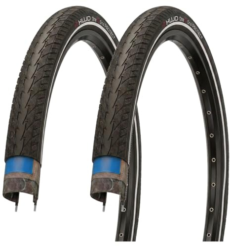 Kujo 2er Set Fahrradreifen 28 Zoll 700x35c mit Kevlar Protect 2.5 mm Pannenschutz, 37-622, 28x1.40 Zoll, für Trekking-, City-, Gravelrräder
