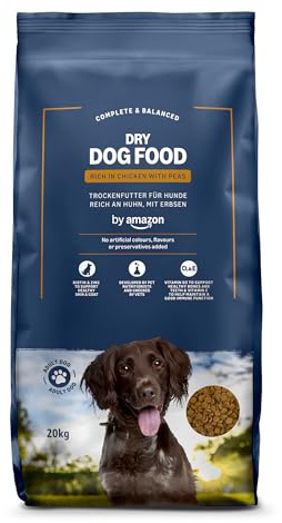 by Amazon - Croquettes Complètes Pour Chien Adulte, Poulet aux Pois, 20kg, lot de 1