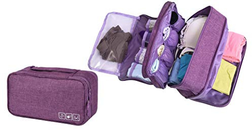 Bansga Borsa stoccaggio biancheria intima - Borsa da viaggio in nylon tasca laterale toilette scelta impermeabile di colore borsa