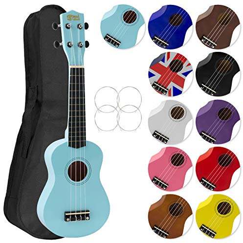 Mad About SU8 Soprano Ukulele in Light Blue