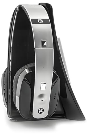 Geemarc CL7400 Opti – Verstärkter kabelloser TV-Kopfhörer mit optischem Anschluss – Over-Ear-Kopfhörer für TV, Smartphones und PC – geringer bis Schwerer Hörverlust – UK-Version