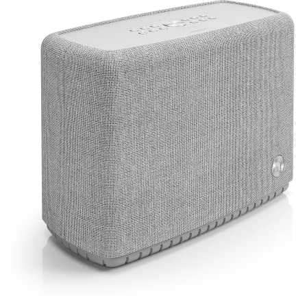 Audio Pro Altavoz Bluetooth y WiFi Inalámbrico Multiroom Potente - Speaker con AirPlay2, Google Cast, Spotify Connect y HiFi - Resistente al Agua IPX2 - Bafle para Uso Exterior A15 - Gris Claro